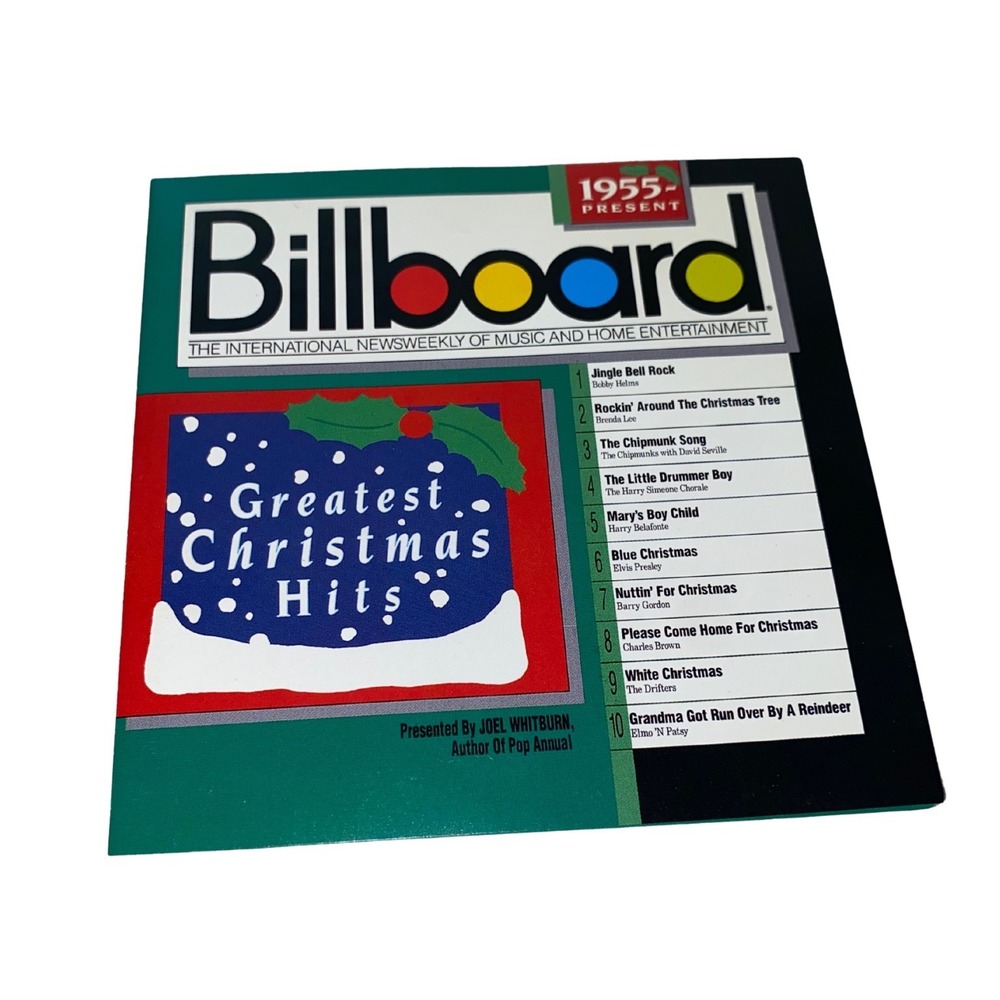 Billboard Greatest Christmas Hits 1955-Present CD Booklet Only No Disc‎ No Case